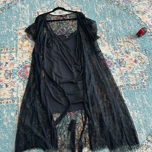 Forever 21 plus size lace wrap dress